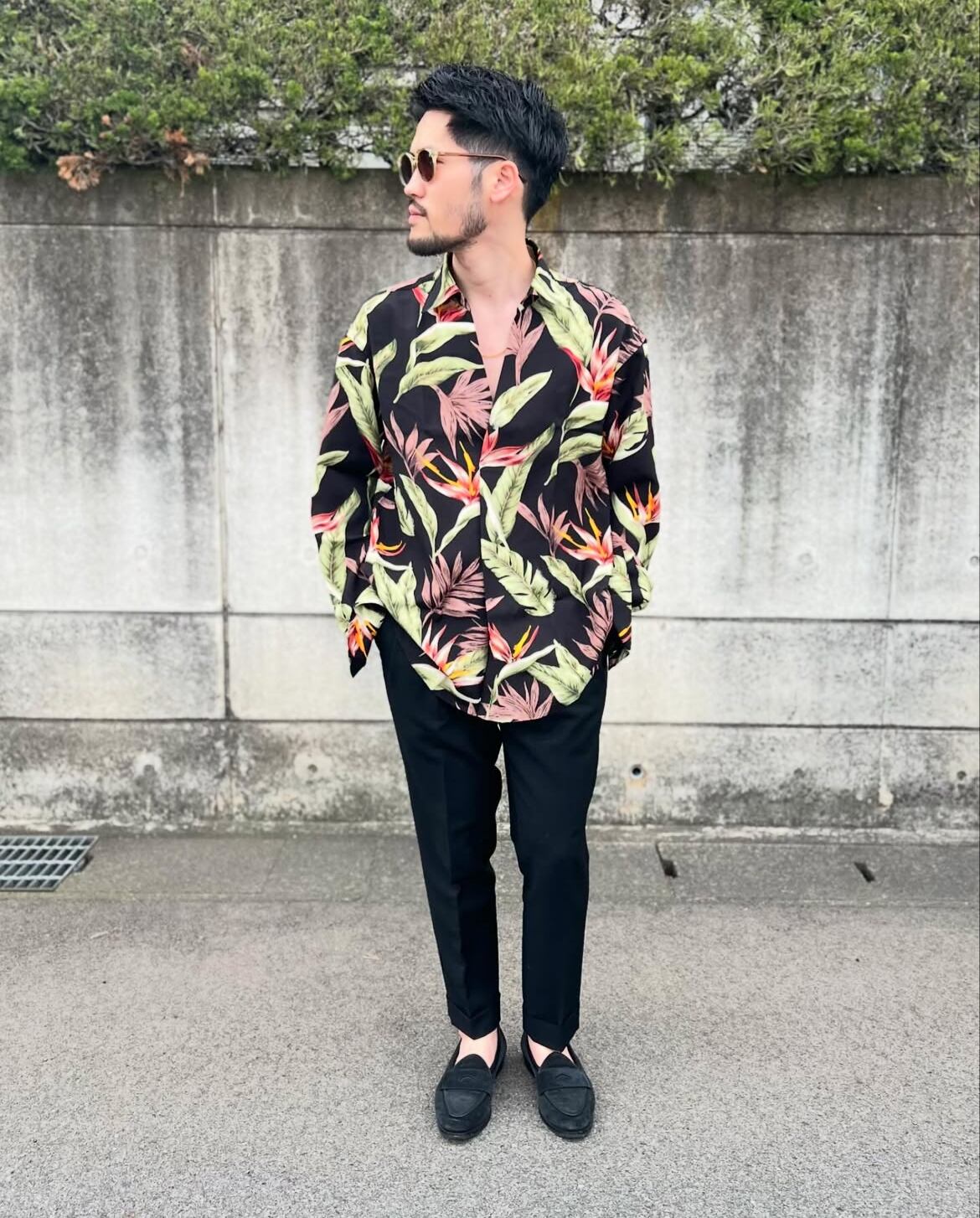 美品　COLONY CLOTHING プールサイドシャツ アロハ 春夏　レーヨン COLONY CLOTHING（コロニー クロージング）レーヨンアロハ プール