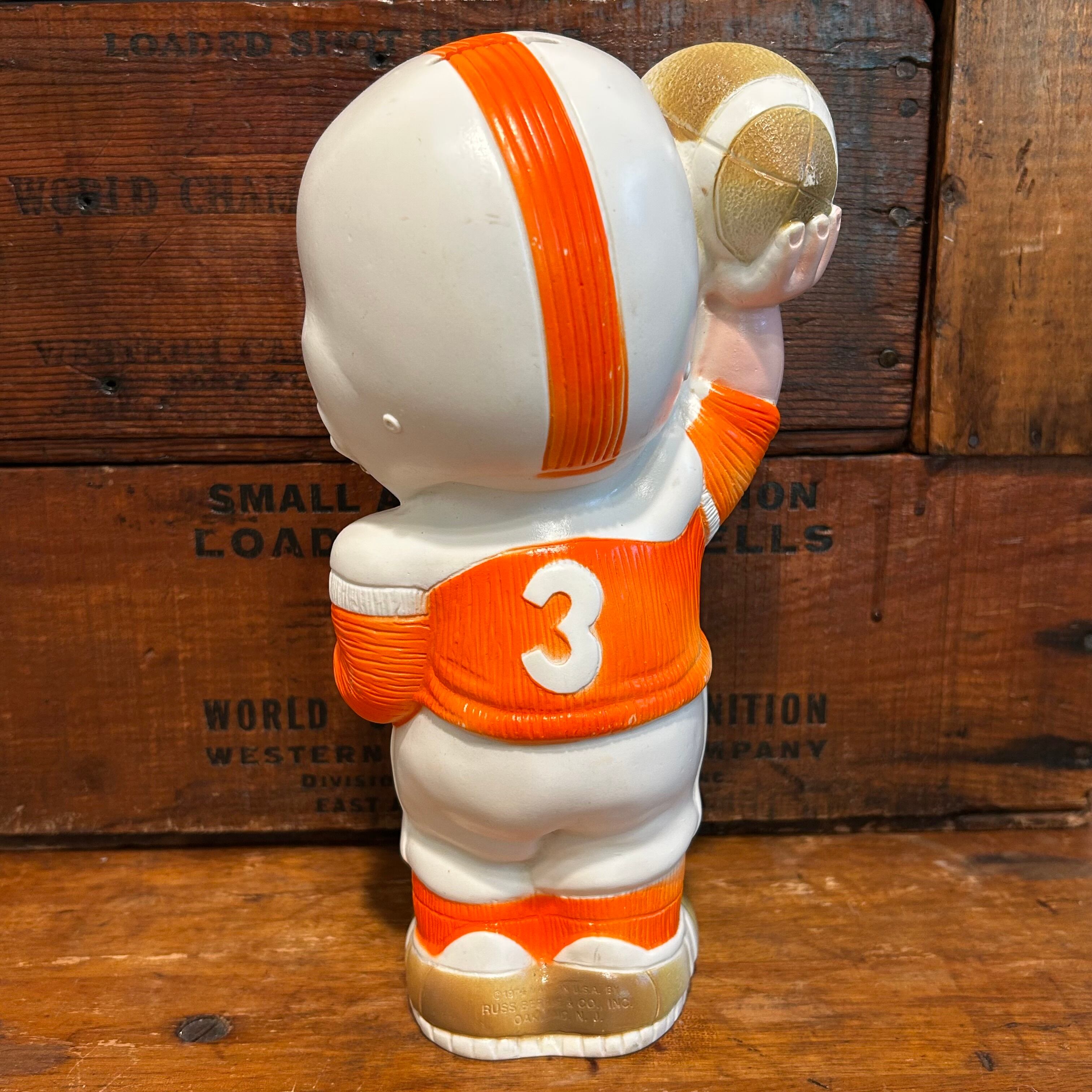 アメフト 貯金箱 コインバンク 1974年 Russ Berrie & Co D-322 | CANDY