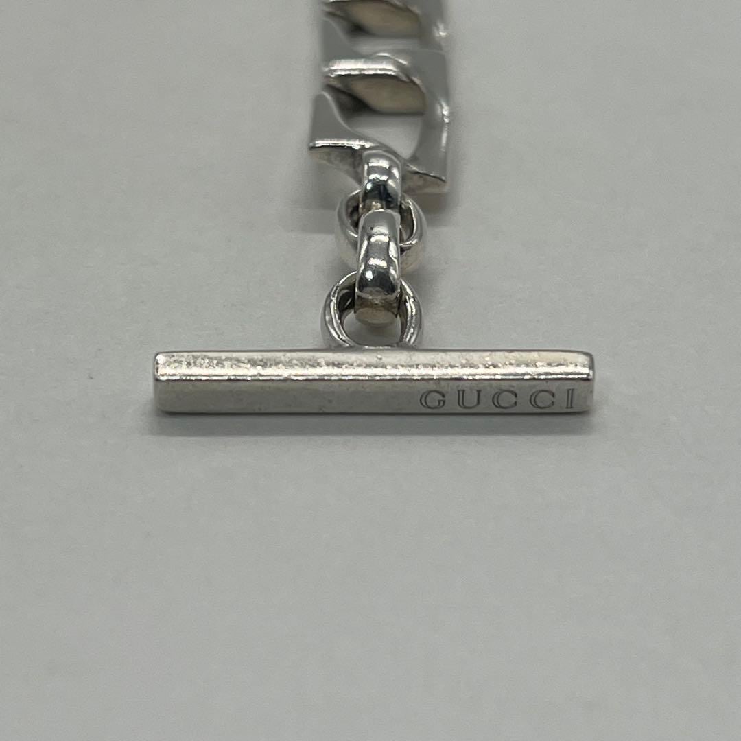 グッチ GUCCI フィガロチェーン トグル ブレスレット SV925 | Refind
