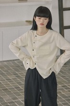 DU260708 Tuck Design Button Tops