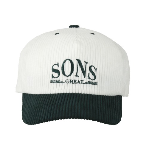 【SON OF THE CHEESE】Corduroy CAP(GREEN)〈国内送料無料〉