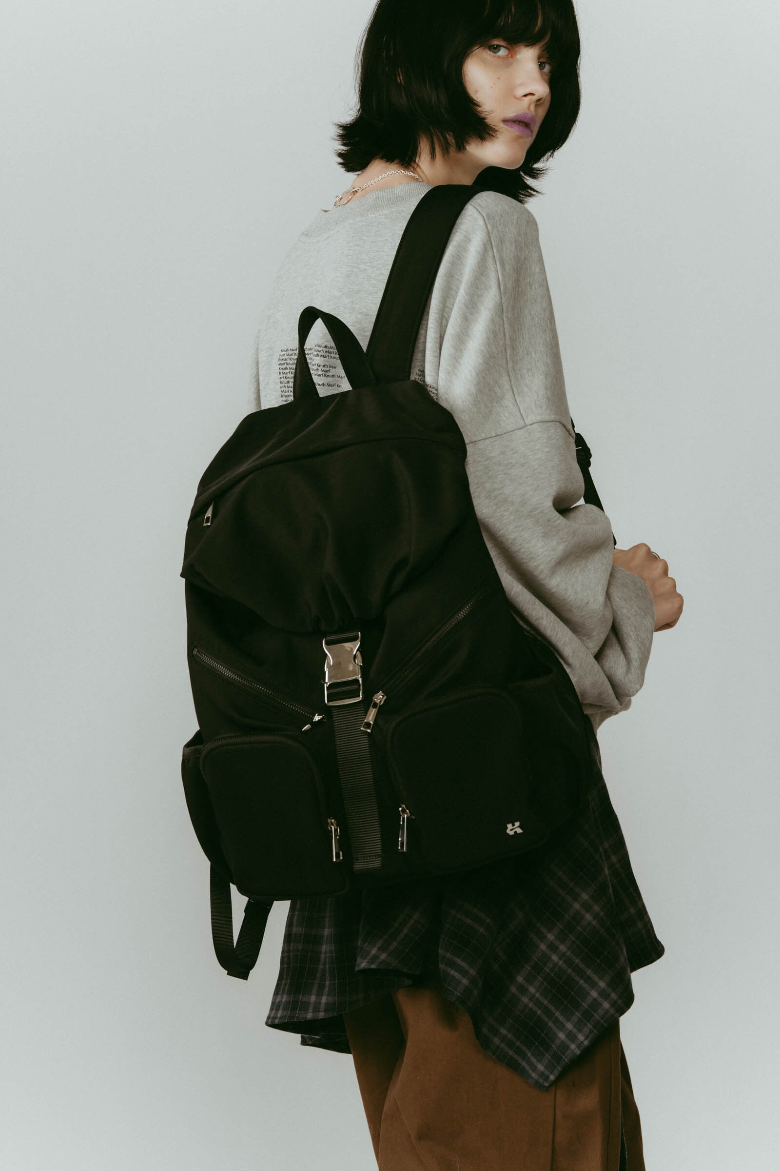 【Knuth Marf】nylon back pack/black