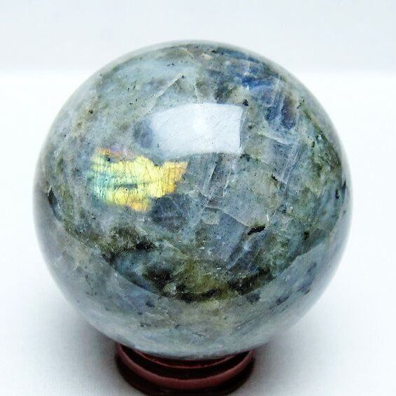 ラブラドライト 丸玉 70mm スフィア 一点物 151-9214