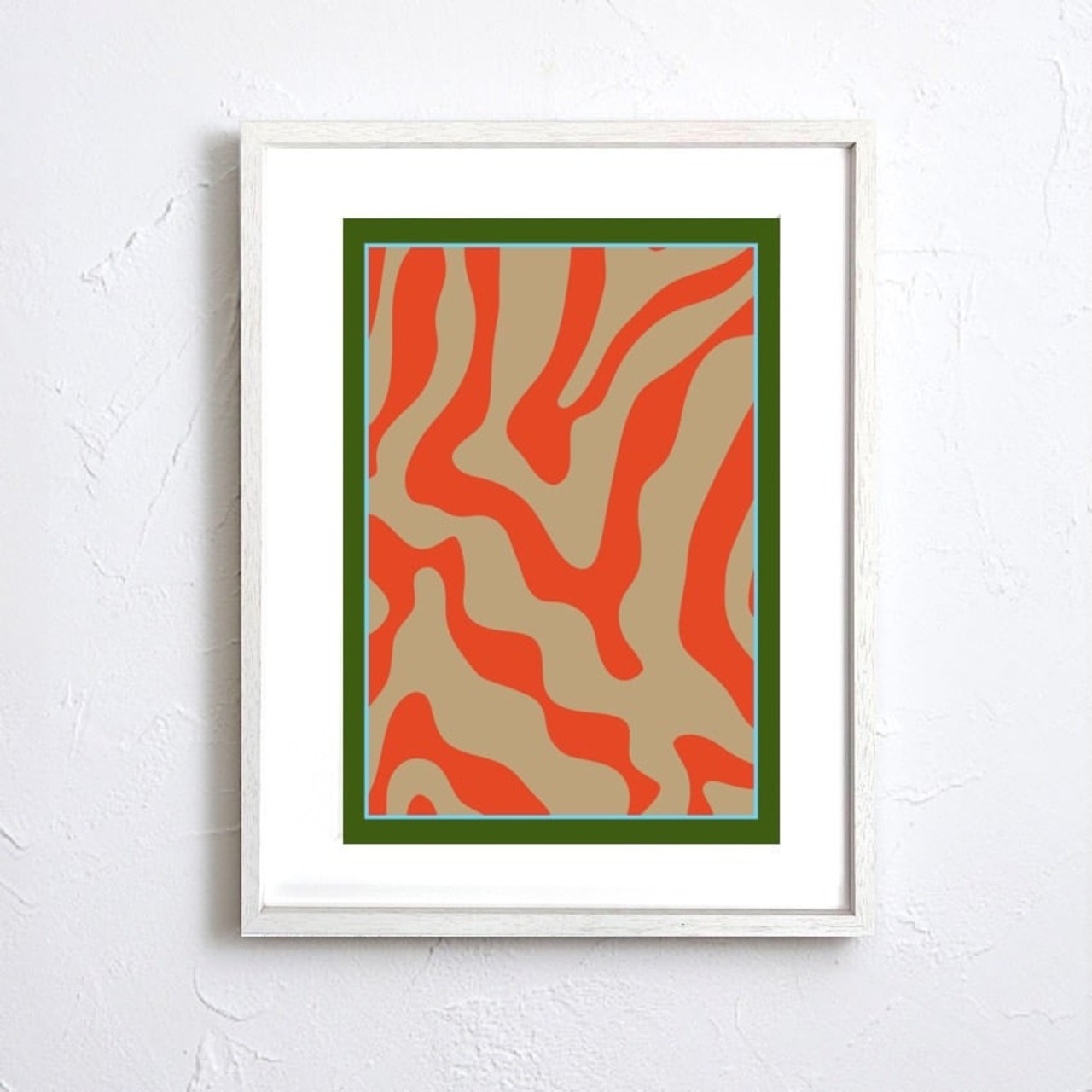 静寂の流れ ?｜静けさを描くモノトーン抽象アートポスター｜空間を整えるミニマルデザイン｜北欧・モダンに最適｜A2ポスター