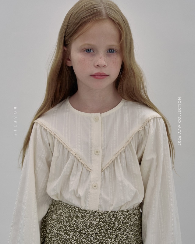 【取寄】rosette|evelyn blouse|エブリンブラウス|XS-XL|kids|26 autumn
