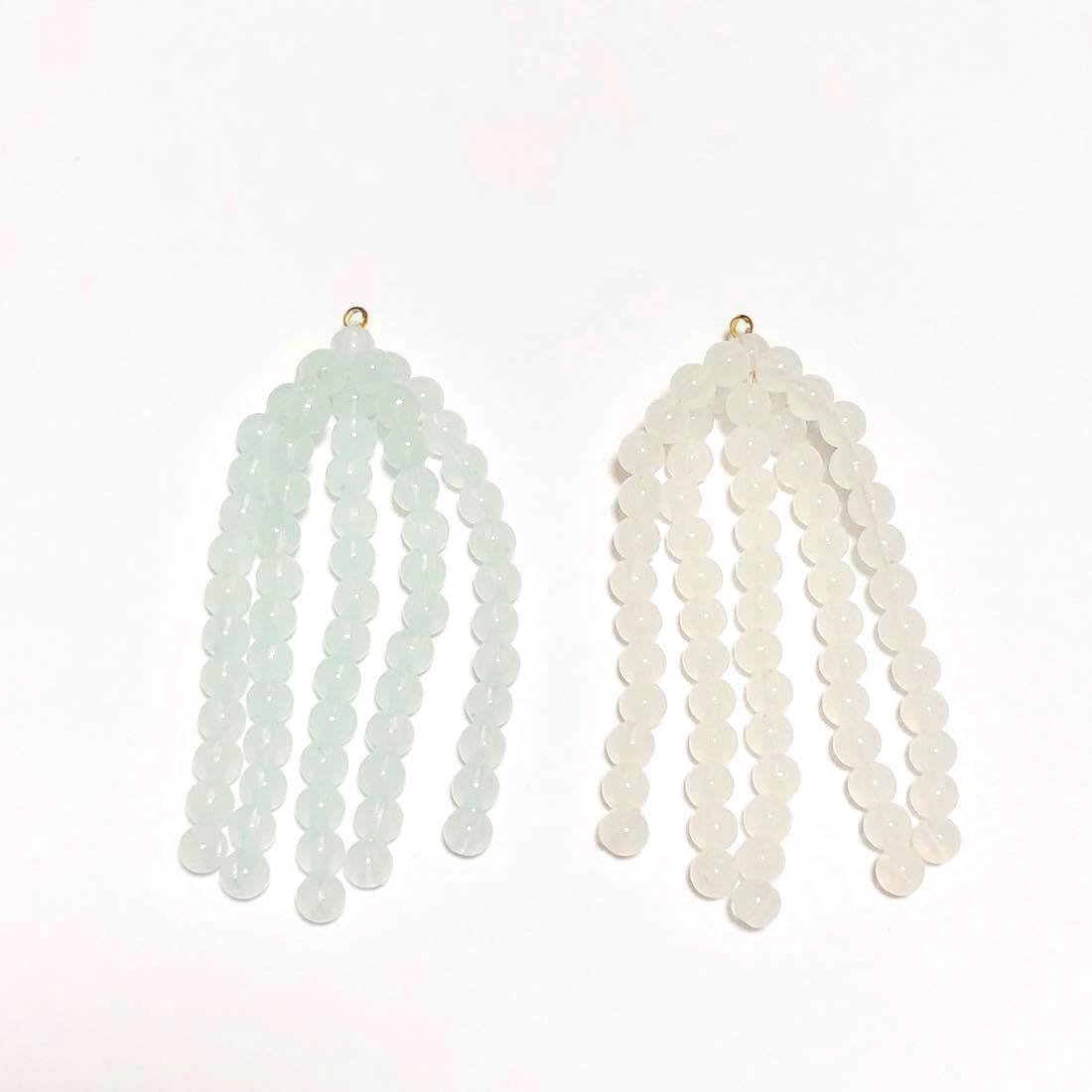 グレープモチーフタッセル アクセサリーパーツ 再入荷〉海ぶどうタッセル | Dua-アクセサリーパーツショップ