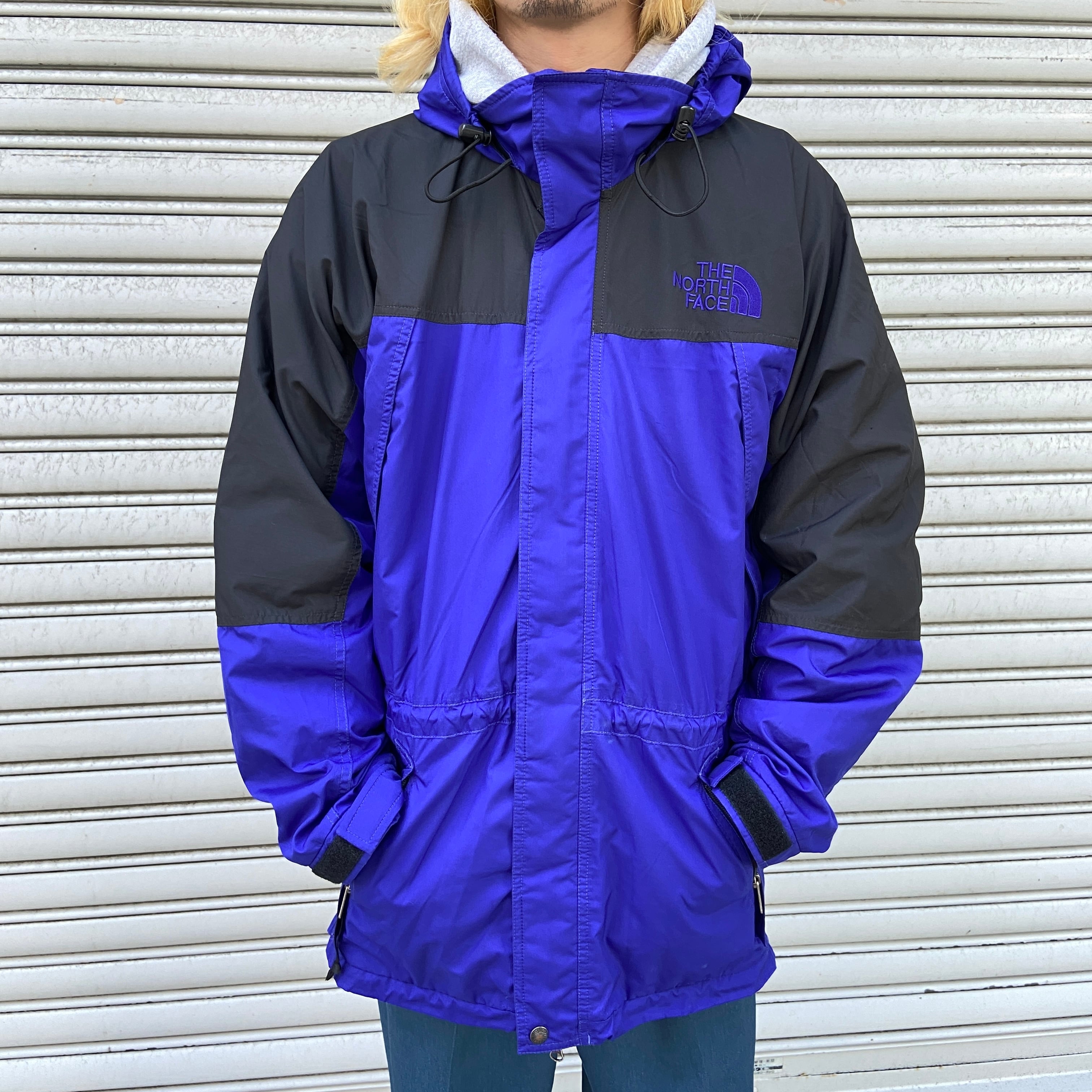 90s THENORTHFACE ノースフェイス マウンテンパーカー ブルー M | 古着 