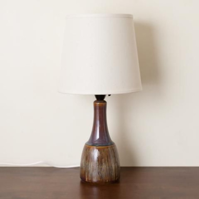 DENMARK SOHLM DK.BROWN/DK.BLUE CERAMIC TABLE LAMP