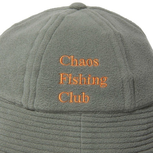 Chaos Fishing Club　LOGO FLEECE HAT　カオスフィッシングクラブ　ロゴフリースハット　チャコール  / ブラック