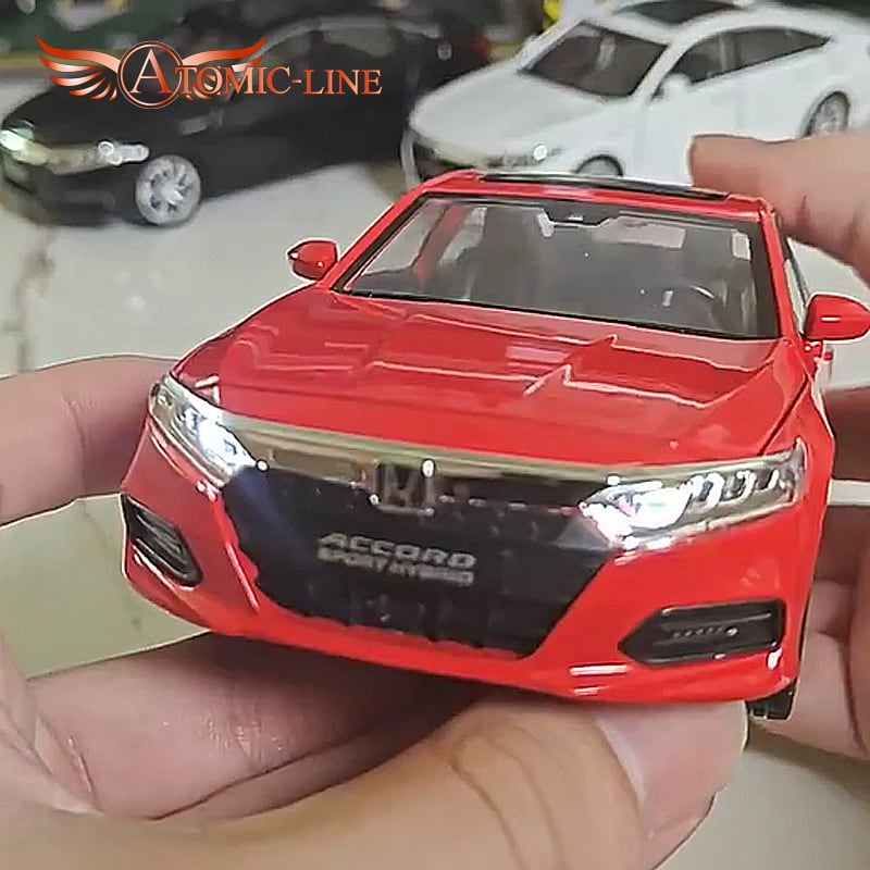 HONDA アコード CV3 1/24 ミニカー 全3色 ライト点灯 エンジンサウンド