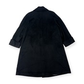 カシミヤ100% BELTA BUONO ベルタボーノ ステンカラーコート/ブラック レディース
