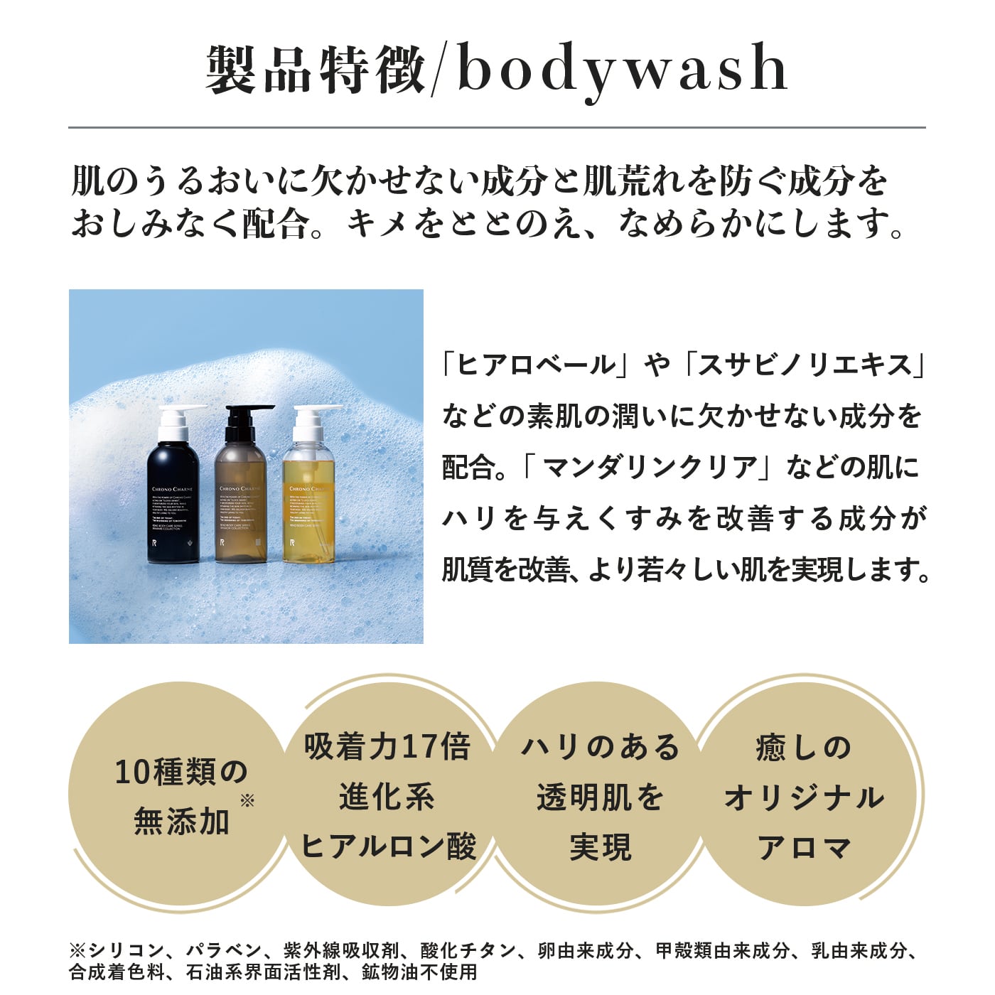 CHRONO CHARME BRAMARE COLLECTION bodywash（ブラマーレコレクション