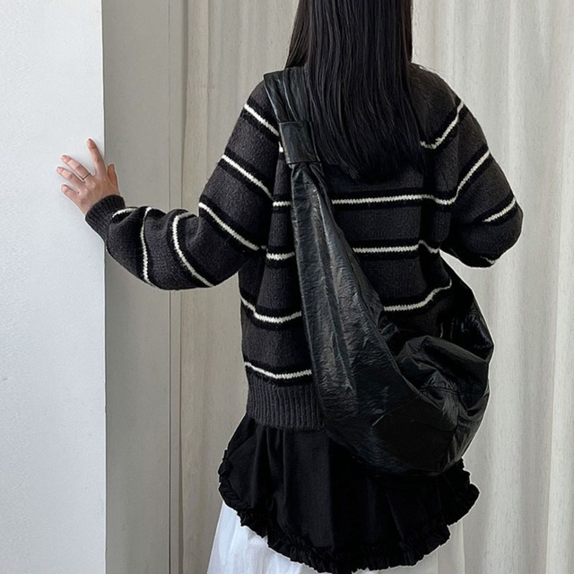 border knit cardigan J00039