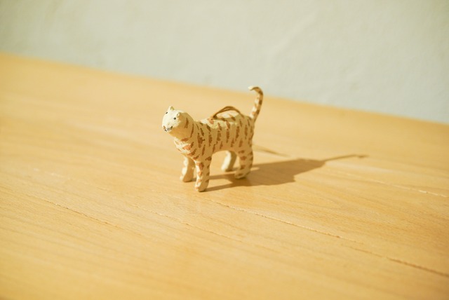 ペーパーマッシュオーナメント ネコ