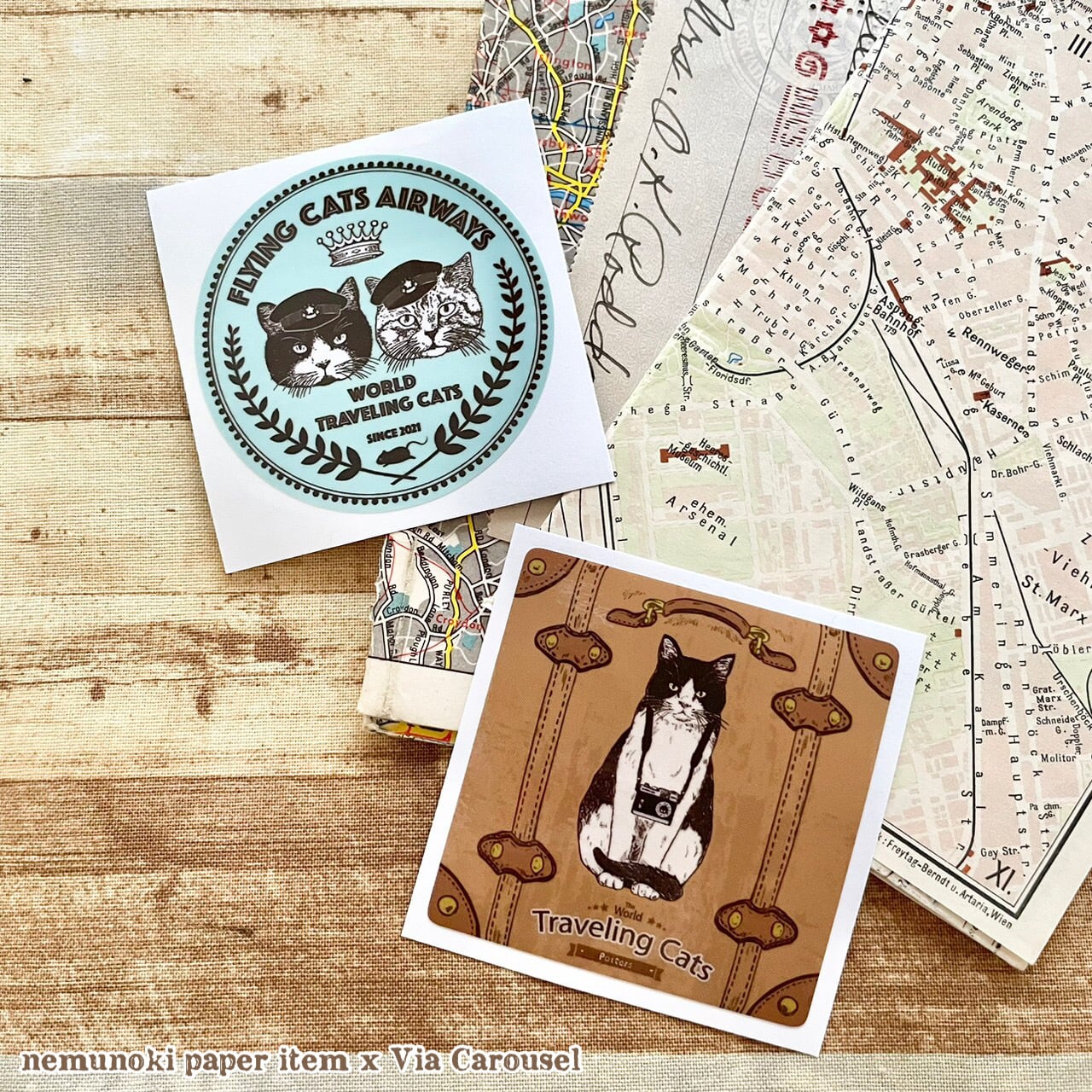 x nemunoki paper item | Via Carousel