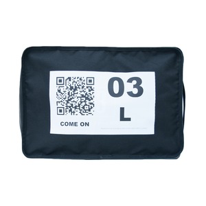 No.3 Travel Pouch (QR)　Black 1　LO-STN-PC03