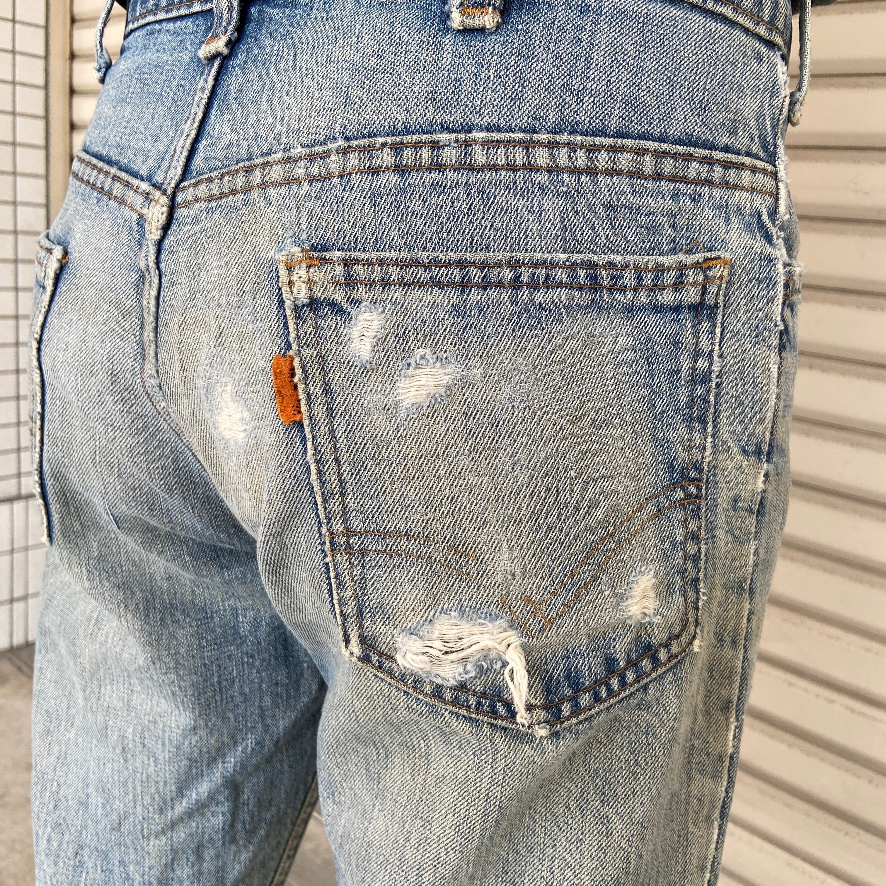 送料無料』70s Levi's 646 フレアデニムパンツ USA製 W31 ベルボトム ...