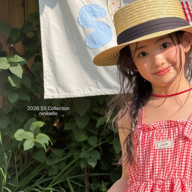 【6/18〆予約】<ninibello>  Picnic overall dress