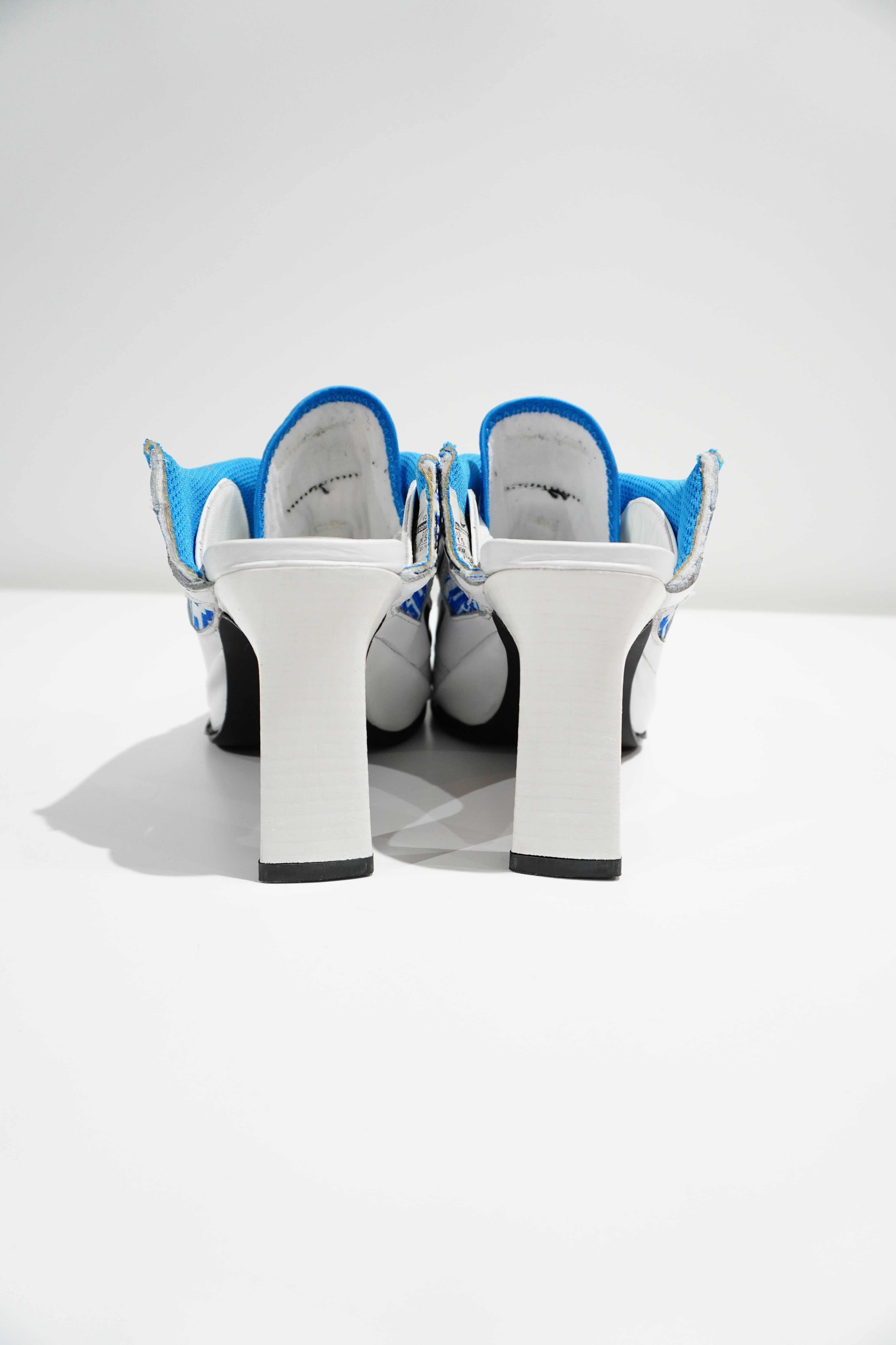 ANCUTA SARCA / D04 SQUARE TOES HIGH HEEL MULES -NIKE UPPER- | POETRY