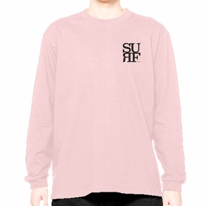 【ユニセックス】Old Surfer Long Tee/Pink（オールドサーフ ロンT ピンク）