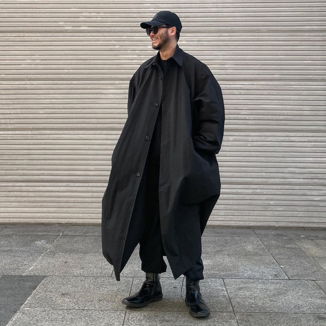 JIAOLANDI簡単おしゃれなロング丈トレンチコート | mblueshop