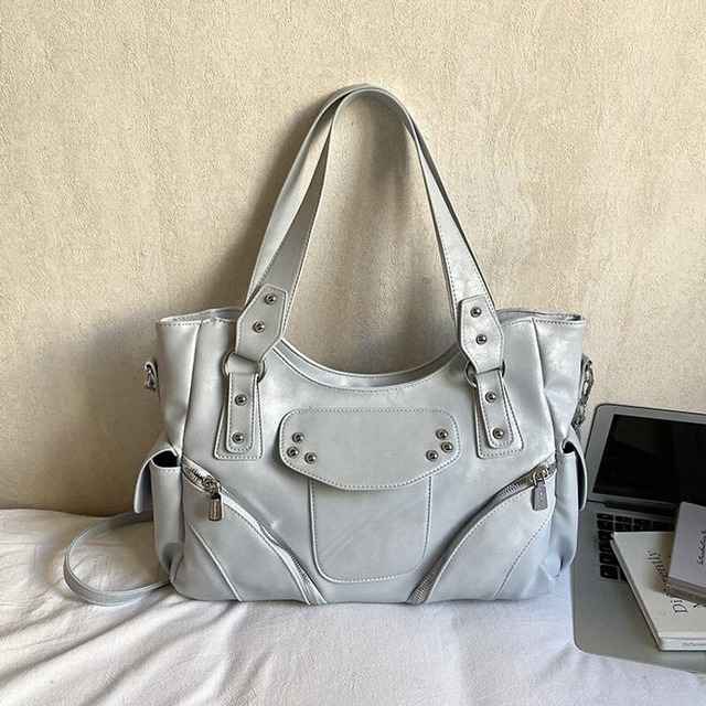 全4色/Multi pocket tote bag　B4334