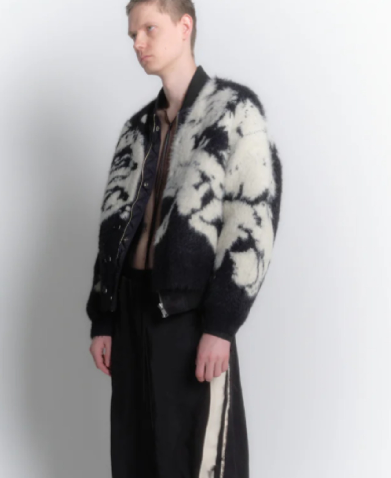 【25AW】WIZZARD ウィザード / JACQUARD CARDIGAN / カーディガン - 5