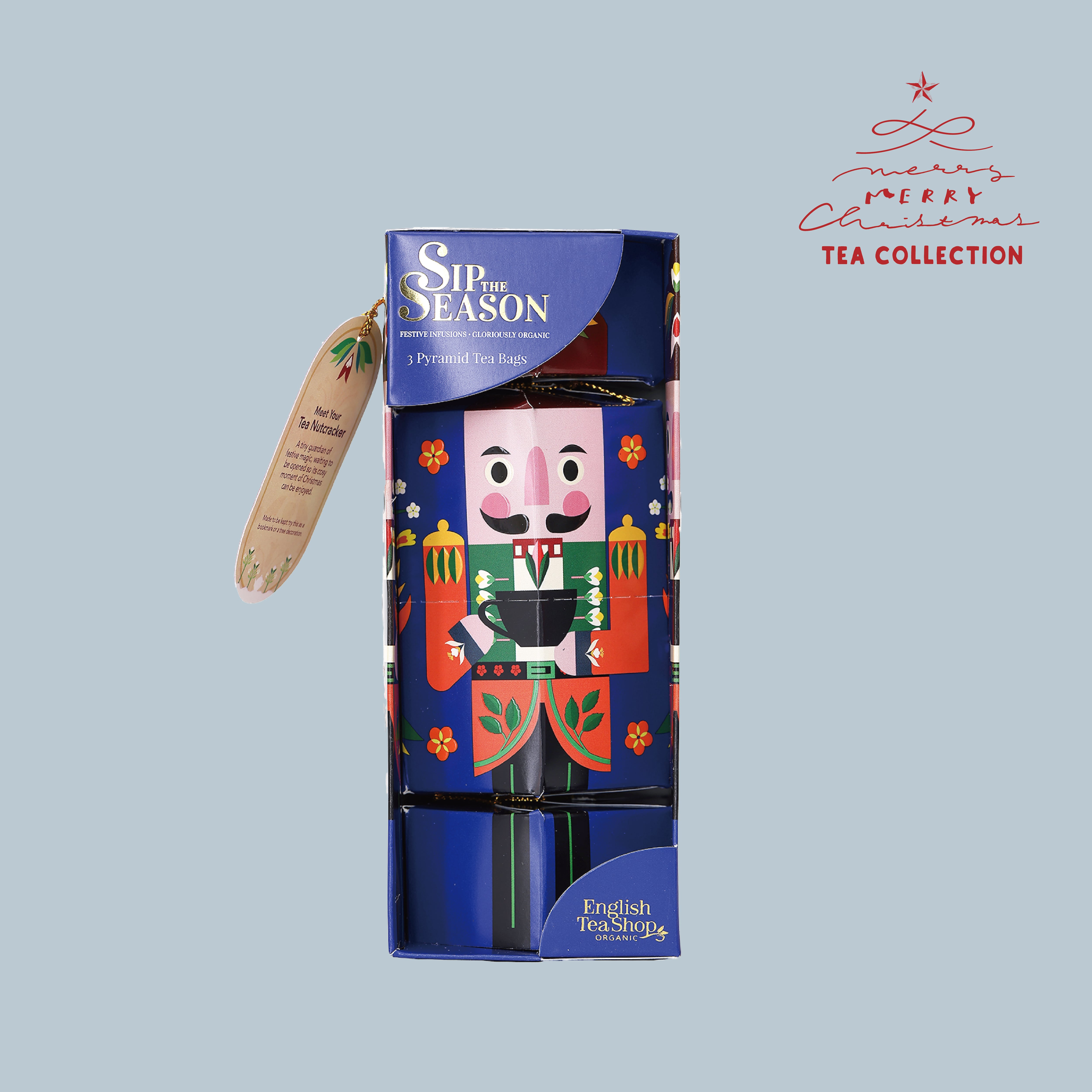 【Xmas】English Tea Shop ナットクラッカーブルー: HARMONY‐3種アソート‐ ナットクラッカーコレクション