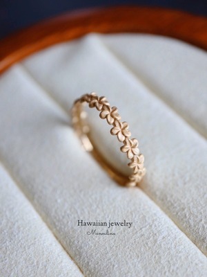 Plumeria ring Hawaiianjewelry(ハワイアンジュエリープルメリアリング・指輪)