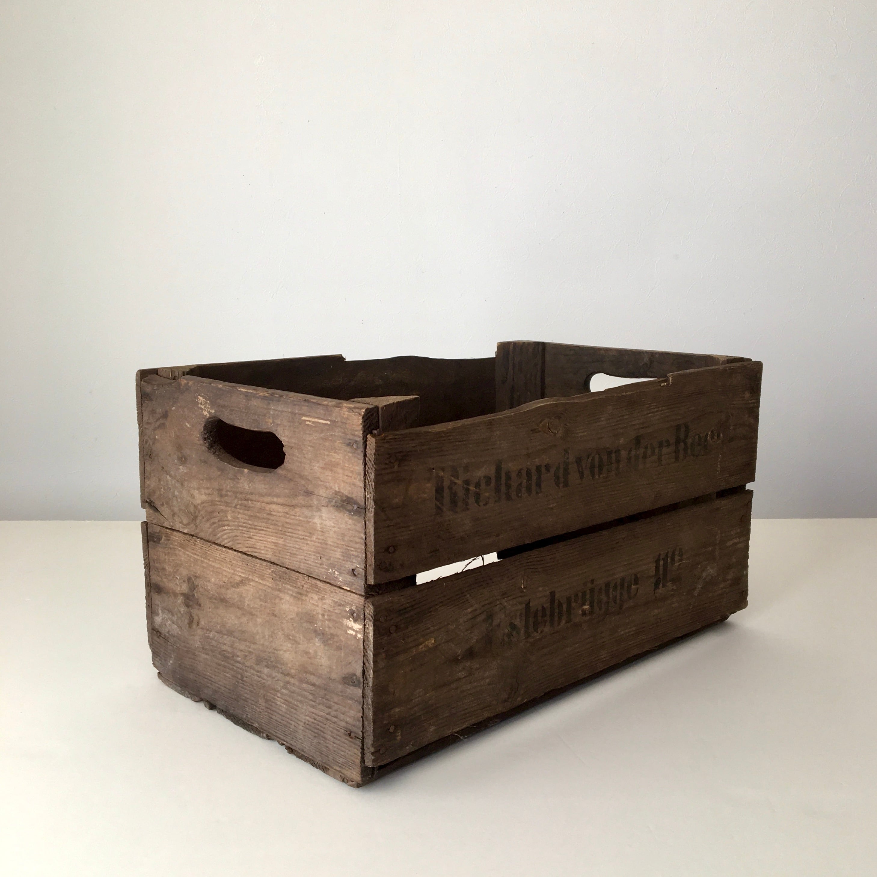 ヴィンテージのリンゴの木箱③｜Vintage German Apple Box