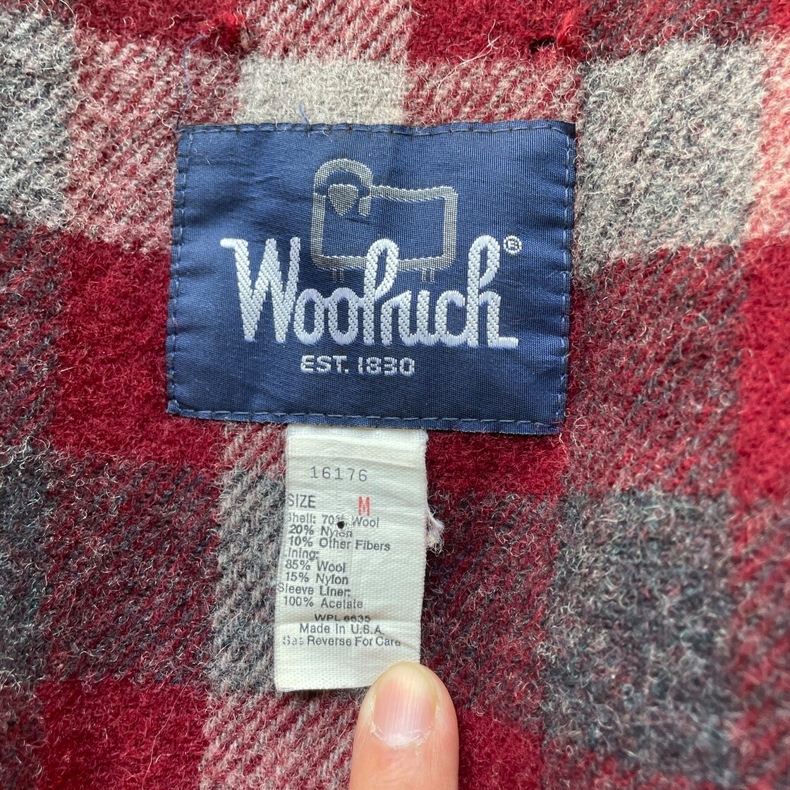 80年代 USA製 WOOLRICH ウールリッチ ウールジャケット ブルゾン 