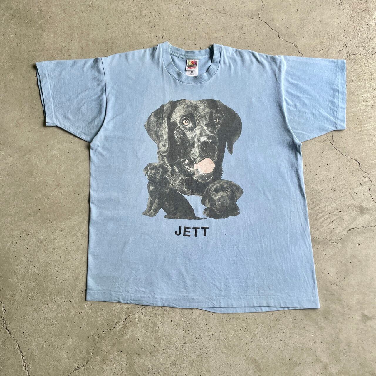 90'sヴィンテージ  Tシャツ　犬　ドッグ　アメリカ製　シングルステッチ