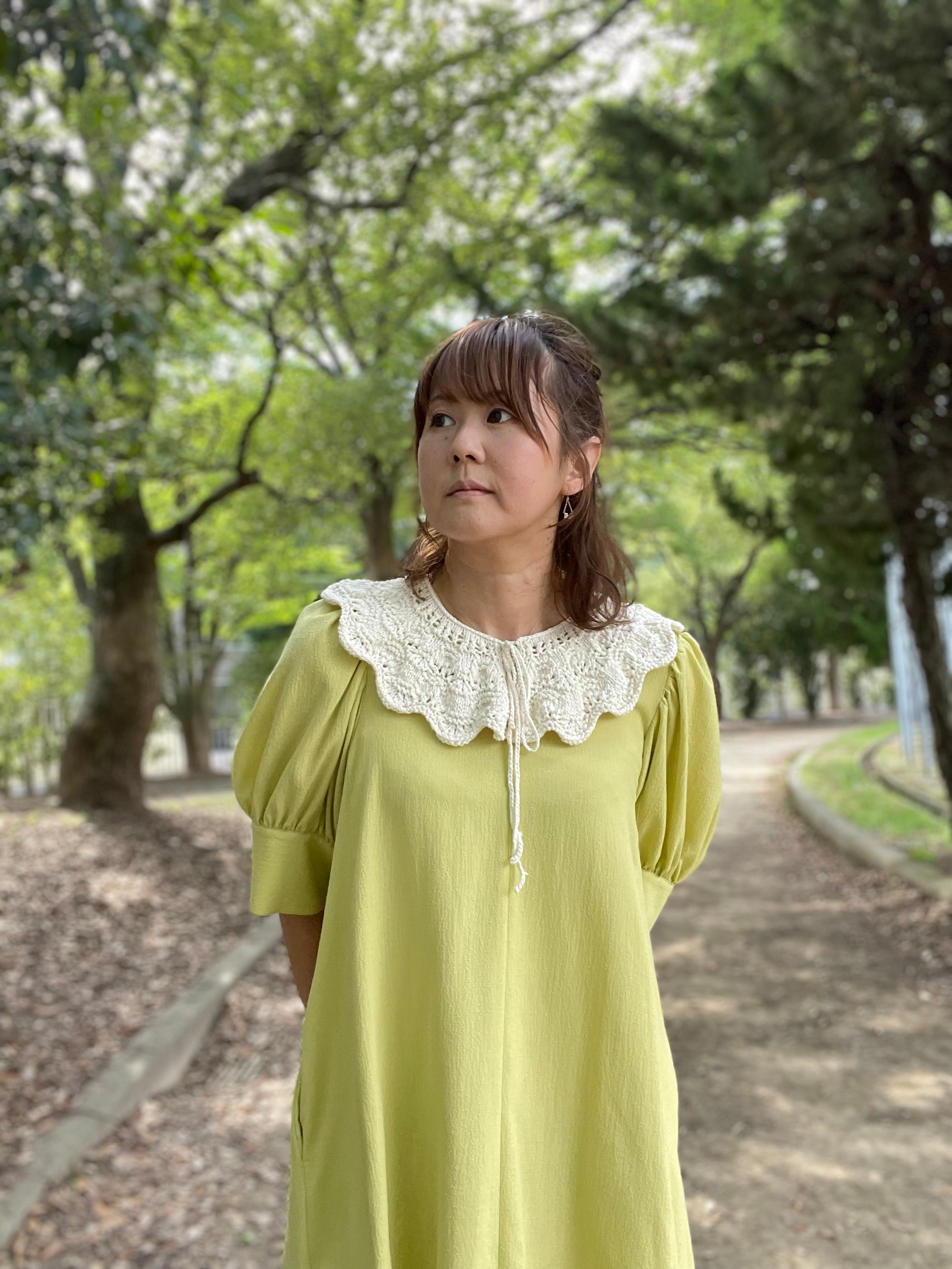 かすみ草ティペット｜編み物予備校 こけし先生コラボキット | ［hus