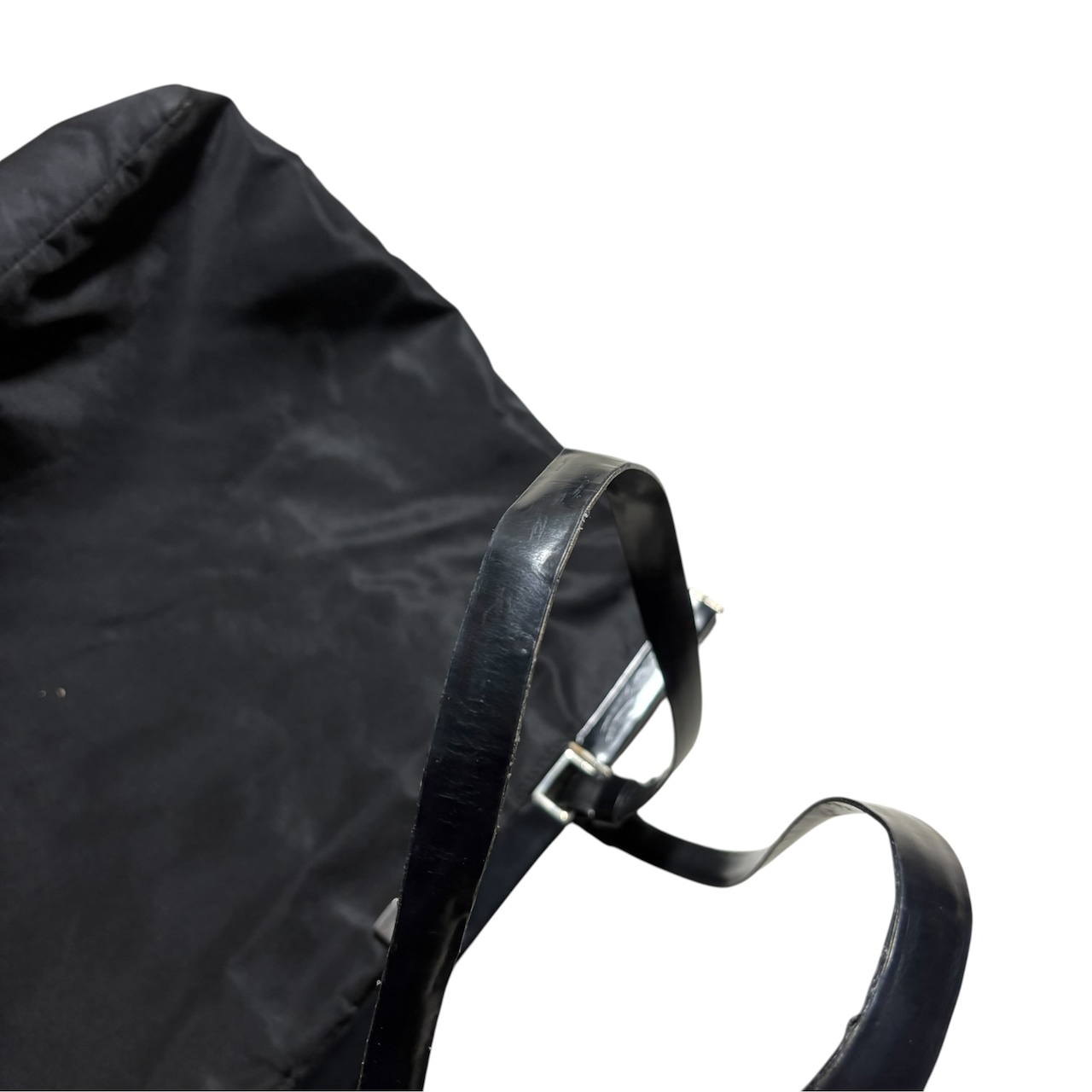 PRADA black nylon tote bag
