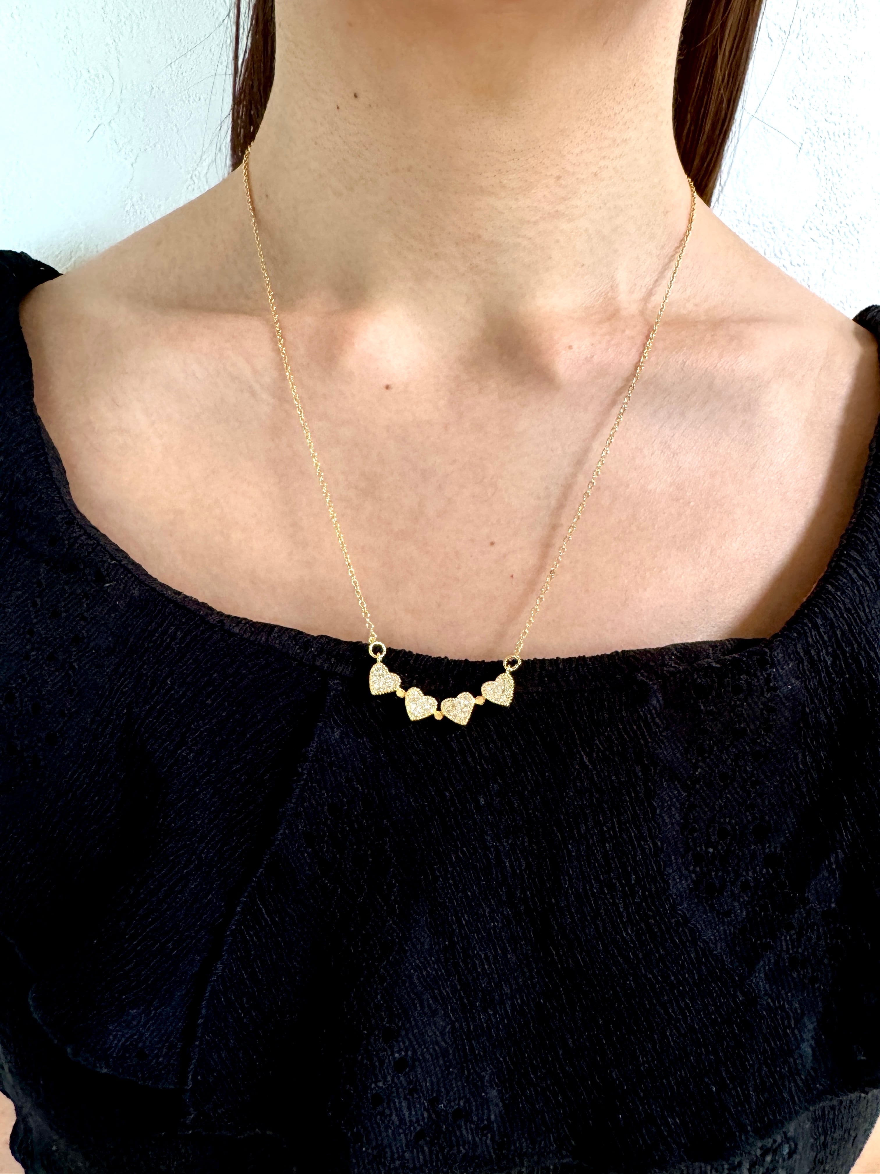 Fortuna Clover Necklace｜幸運を呼び込む四葉のクローバーネックレス