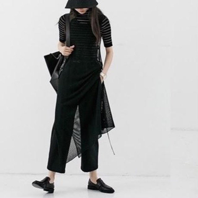 air sleeveless mesh dress