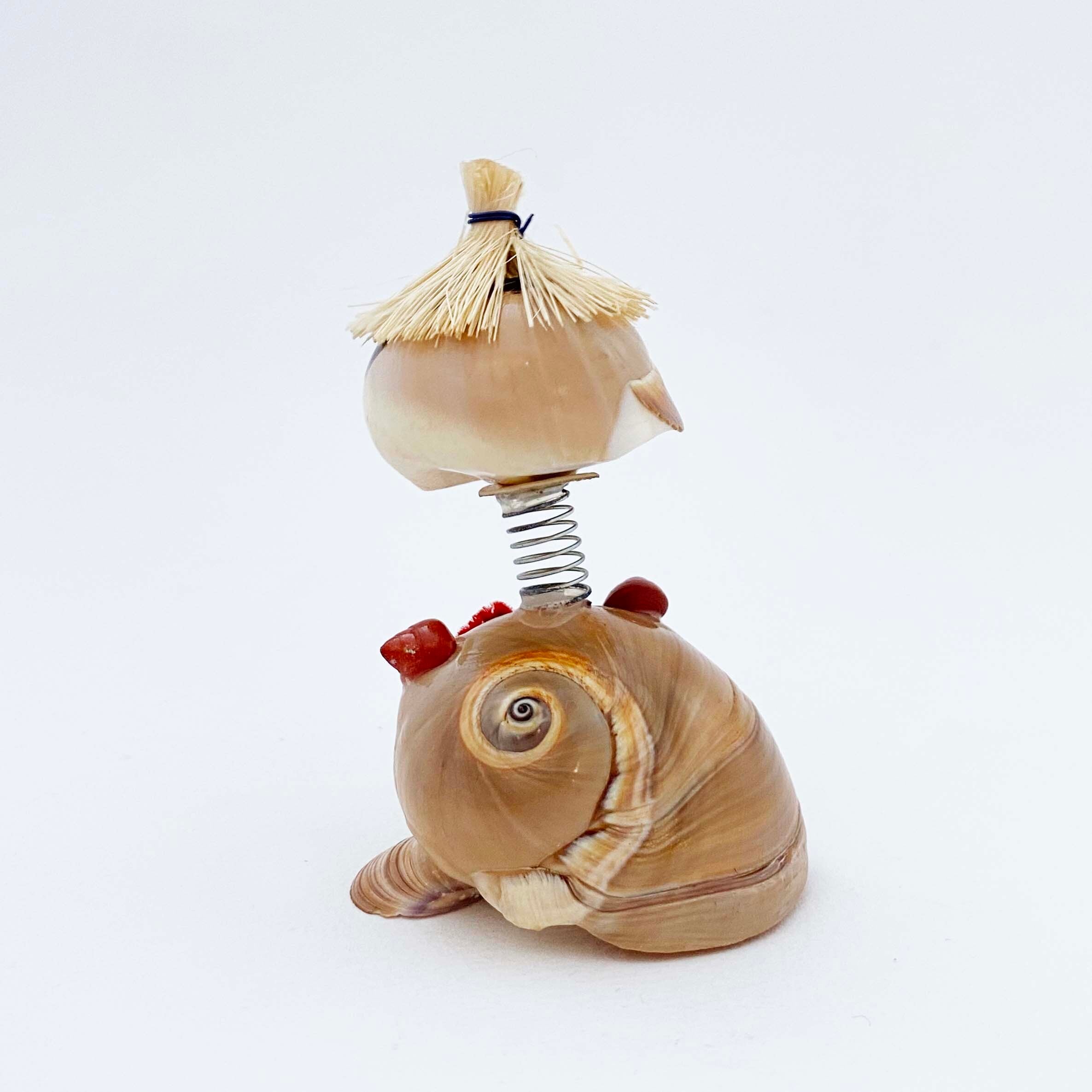 貝人形 カッパ（デッドストック昭和30年代輸出品）江ノ島しおり付き