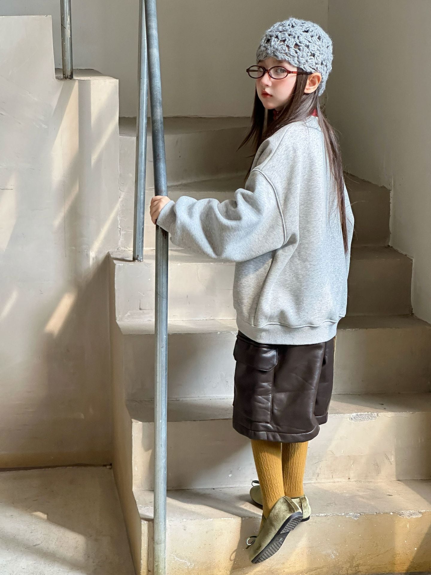 裏起毛イラストトレーナー