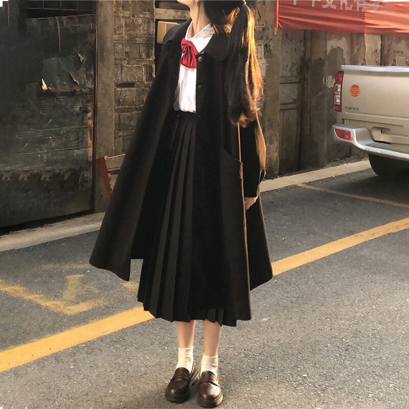 サブカル 服 地雷系 通販 ゴスロリ 春服 コート セーター ゆったり JKスタイル かわいい ゴシック ロリータ