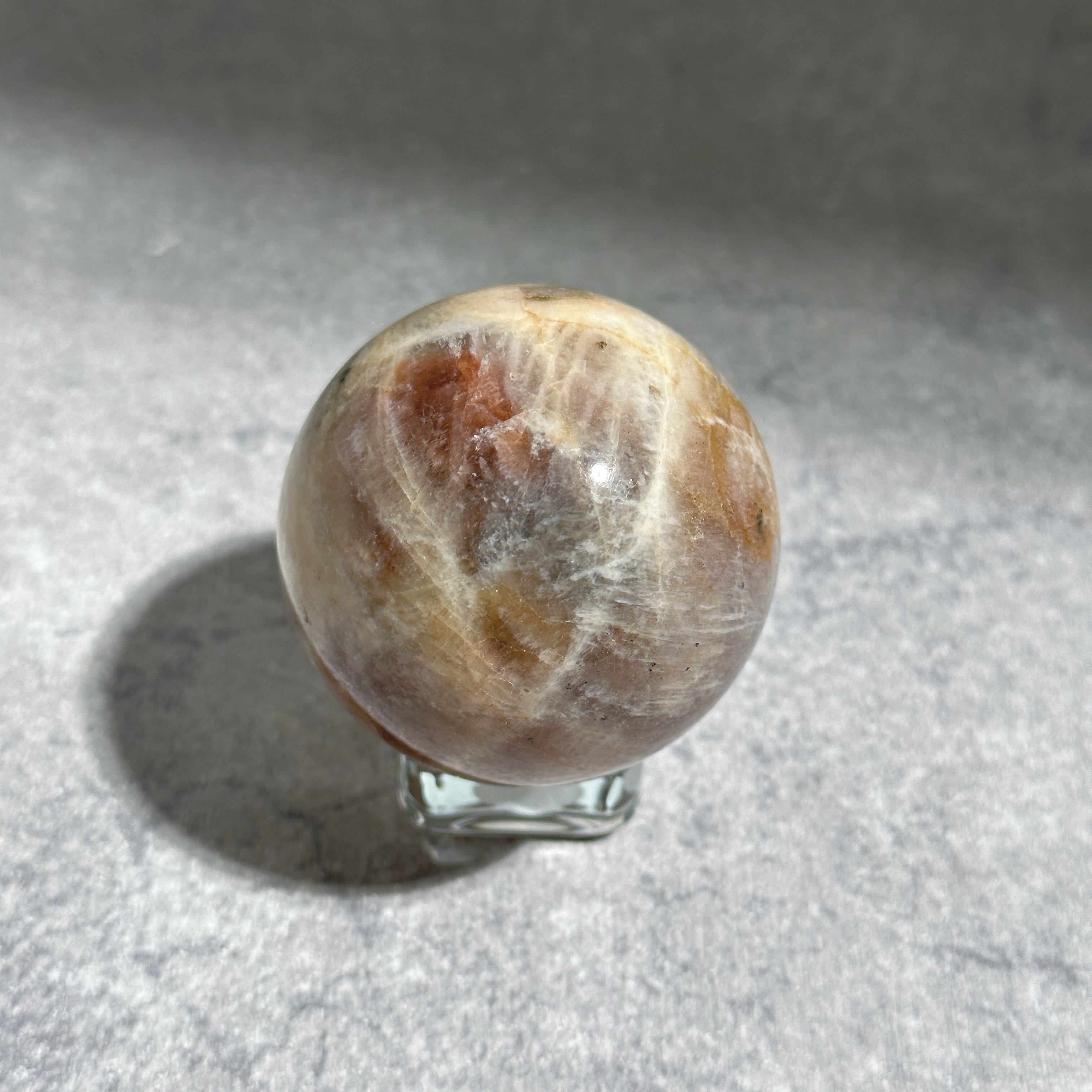 サン＆ムーンストーン スフィア（丸玉）22◇Sun & Moon Stone Sphere