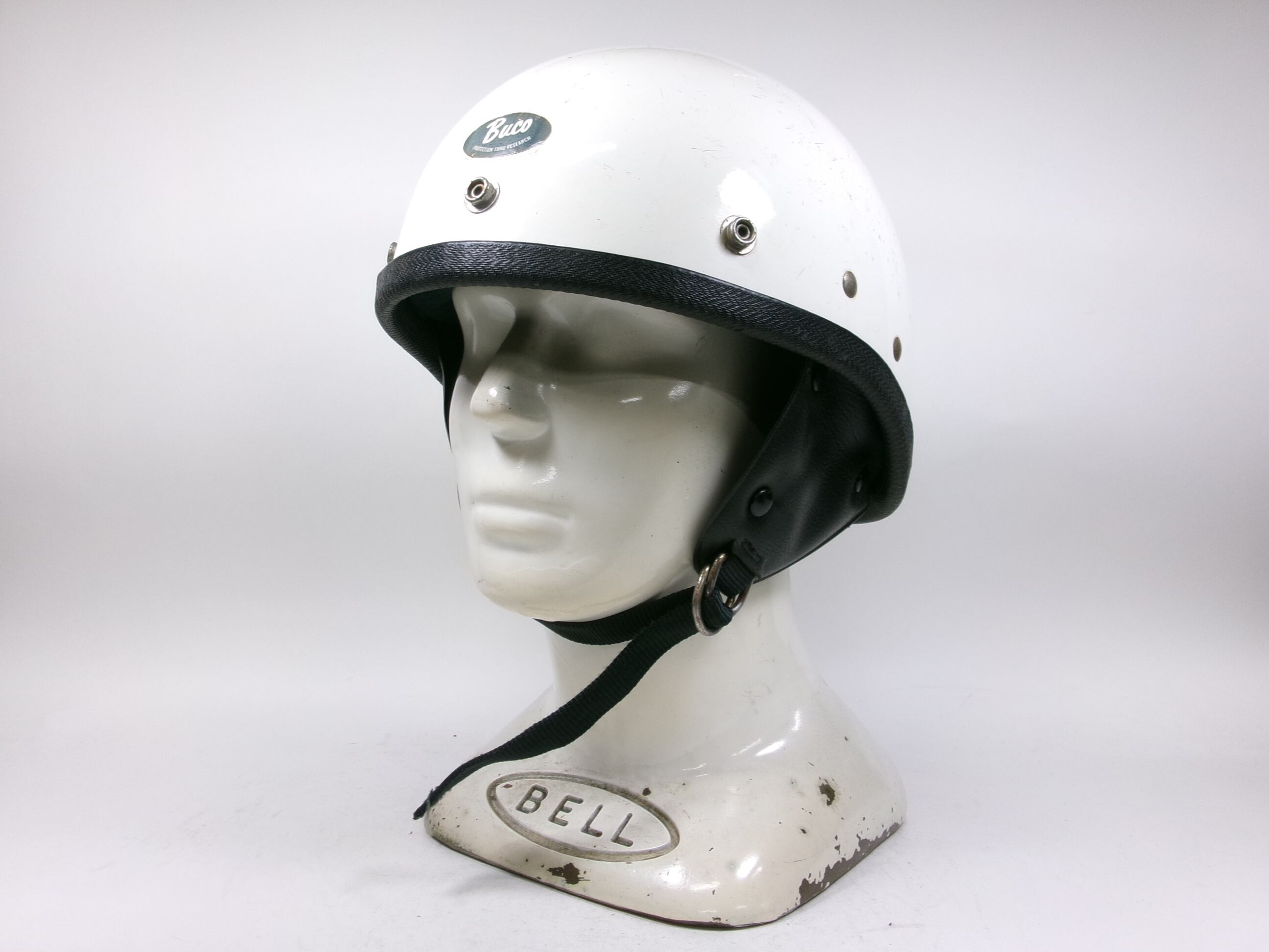 60s BUCO TRAVELER ハーフヘルメット 目深加工済み L ☆60年代 ブコ  