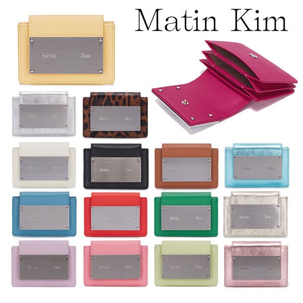 新品 Matin Kim マーティンキム カードケース ピンク - 名刺入れ