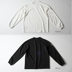 ベーマーク刺繍モックネックトップス