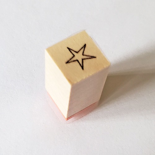 Hutte paper works　スタンプ　星　STP-210