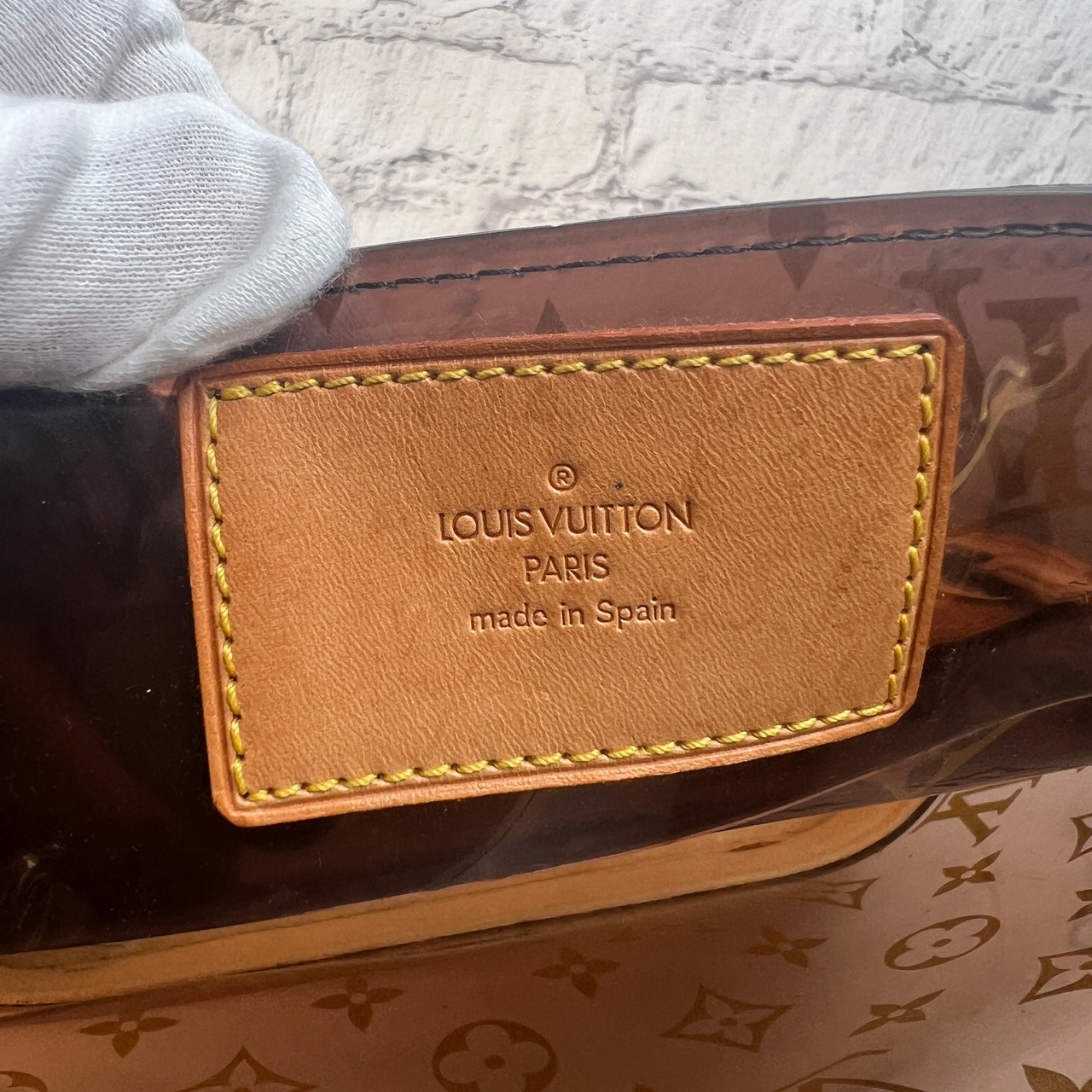 LOUIS VUITTON ルイヴィトン クルーズライン カバ・アンブルＰＭ  ハンドバッグ ブラウン A-9530