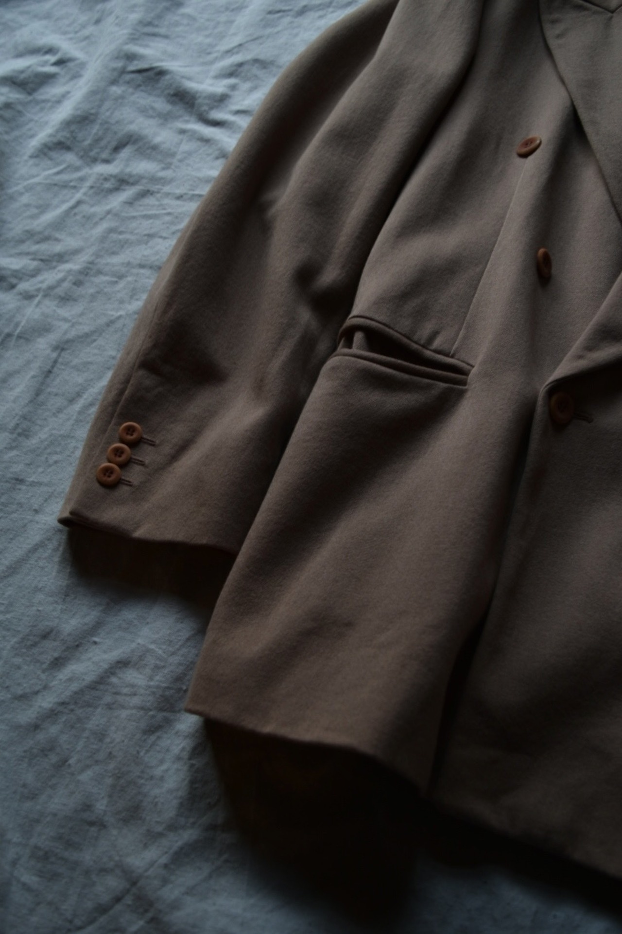 "PAL ZIRELI" Beige double jacket