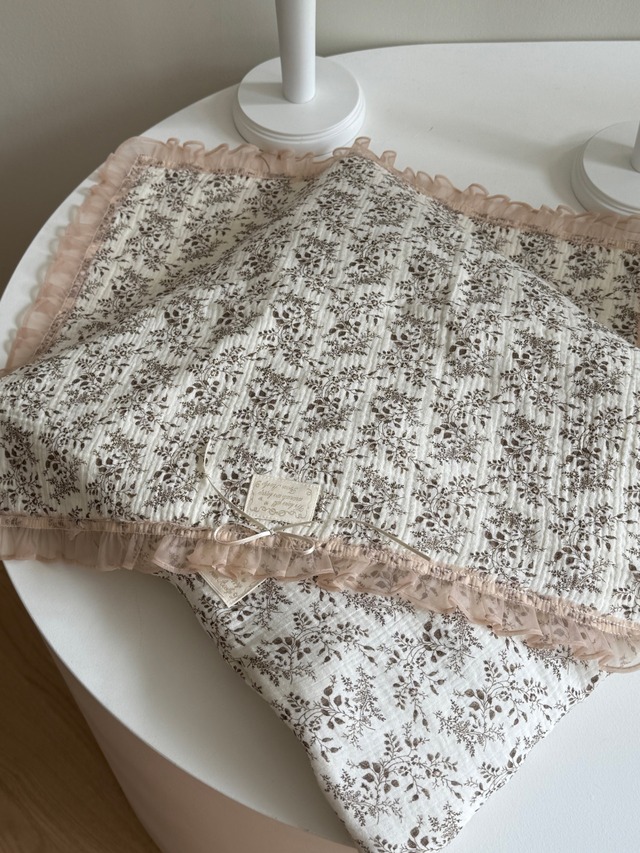 予約  【avely】TOILE de jouy blanket(2color/S.Lサイズ)