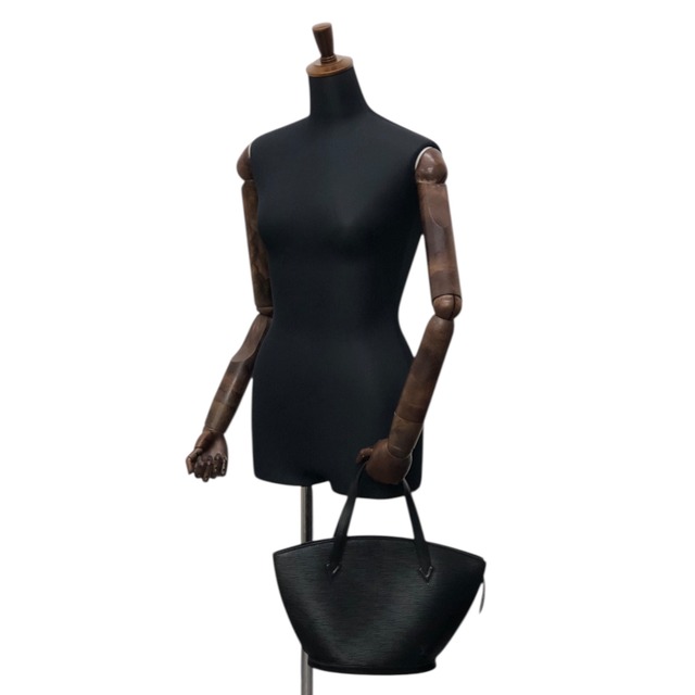 LOUIS VUITTON ルイヴィトン エピ ハンドバッグ ブラック レザー サンジャック vintage ヴィンテージ オールド 4x34wg