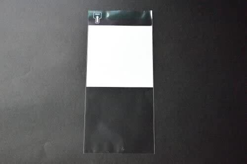 長3 表面白ベタ1/2 透明封筒 OPP 50μ(0.05mm) 【N-11】
