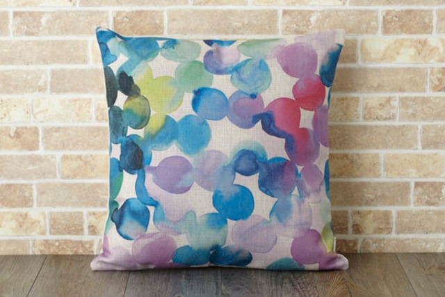 クッションカバー カラースポット